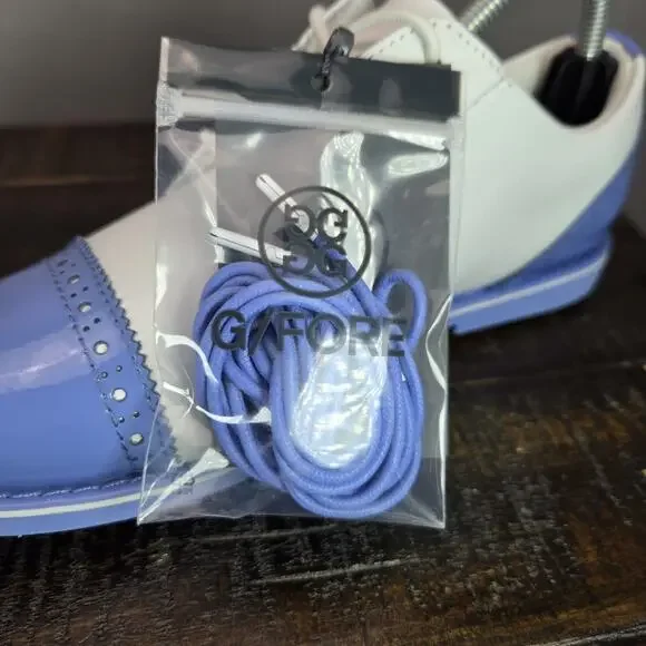 NEW G/Fore Gfore G4 Fore Gallivanter Womens Size 6.5 Golf Shoes White Blue - Picture 12 of 12